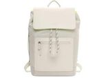 Rucksack TAMARIS Rucksack TAS Katja, Herren, Gr. B/H/T: 34cm x 44cm x 17cm, beige (beige 400), Polyester, Rucksäcke Rucksack
