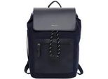 Rucksack TAMARIS Rucksack TAS Katja, Herren, Gr. B/H/T: 34cm x 44cm x 17cm, blau (blau 500), Polyester, Rucksäcke Rucksack