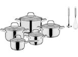 Topf-Set Gsw "Trentino", Silber (Edelstahlfarben), TöPfe, Induktion