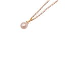 Kette Mit AnhäNger Firetti "Schmuck Geschenk Perlen", Bunt (Gelbgoldfarben, Rosé), Halsketten, Damen, Messing Perlen, L: 50, Messing, Perlen, Made In Germany - Mit Naturperle