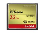 SANDISK Speicherkarte CF Extreme, gold (goldfarben), 32 GB, Speicherkarten, Speicherkarte