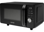 GORENJE Mikrowelle MO 20 S4BC, schwarz, B:45cm H:26cm T:34cm, Mikrowellen, Flat-Bed ohne Drehteller, Mikrowelle