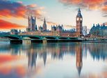 Fototapete Papermoon "Big Ben London", Bunt, B:5M L:2,8M, Vlies, Tapeten