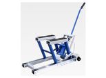 680 kg Motorradheber, hydraulisch, Scherenheber für Motorräder, Fahrräder und Geländewagen - Blau