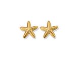 Paar Ohrstecker "Schmuck Geschenk Edelstahl Ohrschmuck Ohrringe Seestern", Gold (Gelbgoldfarben), Aniston Jewelry & Watches, Ohrringe, Damen, 12Mm, Edelstahl, Made In Germany