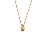 Kette Mit AnhäNger "Schmuck Geschenk Edelstahl Halsschmuck Halskette Tropfen", Gelbgoldfarben, Aniston Jewelry & Watches, Halsketten, Damen, Edelstahl, L: 45 B: 2Mm, Made In Germany, B:2Mm
