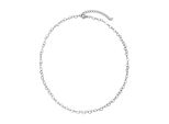 Kette Ohne AnhäNger "Schmuck Geschenk Edelstahl Halsschmuck Halskette Herz", Silberfarben, Aniston Jewelry & Watches, Halsketten, Damen, Edelstahl, L: 45 B: 4Mm, Made In Germany, B:4Mm