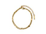 Armband "Schmuck Geschenk Edelstahl Armschmuck Armkette", Gold (Gelbgoldfarben), Aniston Jewelry & Watches, ArmbäNder, Damen, 21Cm, Edelstahl, Armband, Made In Germany