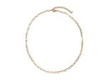 Kette Ohne AnhäNger "Schmuck Geschenk Edelstahl Halsschmuck Halskette Herz", Gelbgoldfarben, Aniston Jewelry & Watches, Halsketten, Damen, Edelstahl, L: 45 B: 4Mm, Made In Germany, B:4Mm