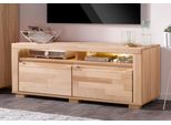 Lowboard Otto Home "Denis", Beige (Kernbuche Teilmassiv), B:140Cm H:52Cm T:40Cm, Holz Teilmassiv, Sideboards, Lowboard, Breite 140 Cm