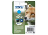 Original Epson Tintenpatrone C13T12824012 / T1282 Cyan