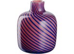 Dekovase LEONARDO Vase FILO COLORI, pink, B:13cm H:16cm T:13cm, Glas, Vasen, Dekovase