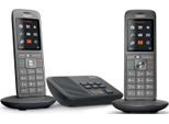 Schnurlostelefon duo dect anthrazit mit anrufbeantworter Gigaset GIGACL660ADUO