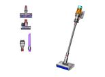Dyson Nass-Trocken-Akkusauger "Dyson V12S Detect Slim Submarine", Gelb, Glanz Nickel, B:25,3Cm H:124,7Cm T:25,7Cm, Akkusauger