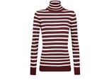 Rollkragenpullover Felix Hardy "Rollkragenpullover", Damen, Gr. M, Braun (Bordeaux), 100% Baumwolle, Pullover Rollkragenpullover