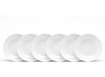 Suppenteller Van Well "Malmö, Teller 20 Cm, 6 StüCk", Weiß, H:5Cm Ø:20Cm, Steingut, Speiseteller, Teller Set, Steingut, SpüLmaschinen-/Mikrowellengeeignet