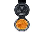 STEBA Waffeleisen WE 16, bunt (weiß, silberfarben), B:21cm H:10,5cm T:25,5cm, Waffeleisen
