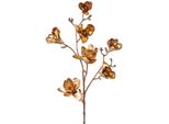 Winterliche Kunstpflanze Creativ Deco "Weihnachtsdeko", Gold (Altgoldfarben), H:104Cm, Kunststoff, Kunstpflanzen, Altgoldfarben
