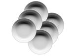 Suppenteller MÄSer "Barca, Suppenteller Set, Porzellan", Weiß, Ø:20,5Cm, Porzellan, Speiseteller, Teller Set