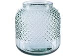 Dekovase Creativ Home "Vase", GrüN, H:19Cm Ø:19Cm, Vasen, Mit Durchbrochenem Design