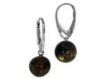Paar OhrhäNger Ostsee-Schmuck "Ostsee-Schmuck OhrhäNger Klassisch 9 Mm OhrhäNger Klassisch 9 Mm", Weiß, Ohrringe, Damen, 28 X 9Mm, Silber 925 (Sterlingsilber)