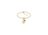 Armkette Tommy Hilfiger "Charms", Gelbgoldfarben, Rot, Weiß, Blau, ArmbäNder, Damen, 19Cm, Edelstahl, Armkette, Emaille