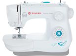 SINGER Freiarm-Nähmaschine Fashion Mate 3342, blau (weiß mit blauer applikation), B:41,6cm H:33cm T:18,9cm, Nähmaschinen, Freiarm-Nähmaschine