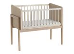 Paidi Beistellbett Little Cloud, Beige, Holzwerkstoff, 109.70x56.90x99.40 cm, Blauer Engel, Goldenes M, zur Sitzbank umbaubar, höhenverstellbar, Babymöbel, Babybetten, Beistellbetten