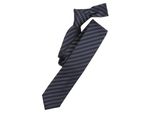 Krawatte VENTI VENTI Krawatte gestreift, Herren, blau (dunkelblau), 100% Seide, Krawatten