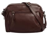 UmhäNgetasche Samantha Look, Damen, Gr. B/H/T: 23Cm X 18Cm X 5Cm Onesize, Braun, Leder, Unifarben, Taschen UmhäNgetasche, Echt Leder