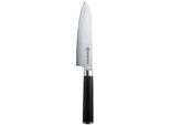 Santokumesser Carl Schmidt Sohn "Konstanz", Schwarz, Stahl, Kochmesser, Aus 67 Schichten Japanischem Stahl, KlingenläNge 18 Cm