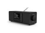 HAMA Digitalradio (DAB+) DAB-Radio (mit Bluetooth, Stereo, Digitalradio, FM/DAB+, Radiowecker), schwarz, Radios