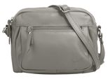 UmhäNgetasche Samantha Look, Damen, Gr. B/H/T: 23Cm X 18Cm X 5Cm Onesize, Grau, Leder, Unifarben, Taschen UmhäNgetasche, Echt Leder