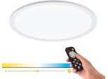 Eglo Deckenleuchte "SARSINA-A", Weiß, 1, Ø 45Cm H: 5Cm, 1 Stk., Leuchten, Steuerung üBer Fernbedienung, Nachtlicht, Deckenleuchte