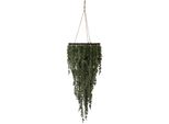 Winterliche Kunstpflanze Creativ Green "Weihnachtsdeko", GrüN, H:110Cm Ø:41Cm, Kunststoff, Kunstpflanzen, Weihnachtsgirlande, HäNgezweige Mit Metallring Ø 41 Cm, Rebenkranz Und AufhäNgung