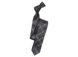 Krawatte VENTI VENTI Krawatte Print, Herren, grau (dunkelgrau), 100% Seide, Krawatten