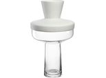 Dekovase Leonardo "Gk/Vase + Top Riva", Weiß, B:21Cm H:36Cm T:21Cm, Glas, Keramik, Vasen