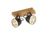 Just Light Deckenleuchte "Beetle", Schwarz, 2, 1 Stk., Leuchten, Exklusivee14, Deckenspot Deckenstrahler