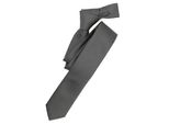 Krawatte VENTI VENTI Krawatte uni, Herren, grau, 70% Polyester, 30% Seide, Krawatten
