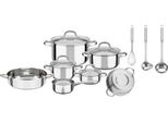 Topf-Set Gsw "Montreal", Silber (Silberfarben), TöPfe, Induktion