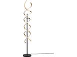 Trio Leuchten Led Stehlampe "Sequence", Braun (Messing Matt), 1, Ø 23Cm H: 150Cm, 1 Stk., Leuchten, Stehleuchte Dimmbar, Lichtfarbe Einstellbar, Touch-Steuerung, Memory, Led Stehlampe