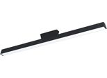 Eglo Deckenleuchte "SIMOLARIS-Z", Schwarz, H: 11Cm, 1 Stk., Leuchten, Deckenleuchte In Schwarz Aus Alu, Stahl - 35W - Warmweiß - Kaltweiß, Deckenleuchte