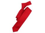 Krawatte VENTI VENTI Krawatte uni, Herren, rot (sattes rot), 70% Polyester, 30% Seide, Krawatten