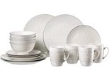 Kombiservice Ritzenhoff & Breker "Lahti", Beige, 16 Stk., Porzellan, Geschirr-Sets, Kombiservice, Aus Porzellan FüR 4 Personen