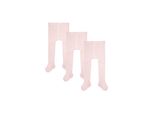 Strumpfhose CAMANO Strumpfhose 3er Pack, Jungen, Gr. 62/68, rosa (rosé), 75% Baumwolle, 22% Polyamid, 3% Elasthan, Strumpfhosen Strumpfhose
