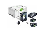 Festool Cxs 12 2,5-Plus Akku-Bohrschrauber Aus Kunststoff Und Metall Mit Schnellspannbohrfutter Und Winkelvorsatz FüR Holz Oder Metall, Inklusive Akku (12 V / 2.5 Ah) Und LadegeräT - 576864)