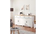 Sideboard Otto Home "Trinidad", Gelb (Weiß, Honigfarben), B:194Cm H:89Cm T:37Cm, Sideboards, Sideboard, Kommode, Breite 194 Cm