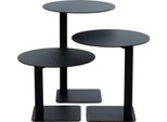 Beistelltisch Spinder Design "Sunny 50", Schwarz (Schwarz, Schwarz, Schwarz, Schwarz, Schwarz, Schwarz), B/H/T: 40Cm X 50Cm X 40Cm, Tische, Beistelltisch, Beistelltisch Aus Stahl