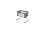 Joie Beistellbett Roomie Gray Flannel, Gray Flannel, 68.5x66-81x98.5 cm, Seitenfenster aufklappbar, Netzfenster, höhenverstellbar, Babymöbel, Babybetten, Beistellbetten