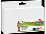 Edding Druckerpatronen EDD-570 Schwarz, Cyan, Magenta, Gelb Kompatibel Zu Hp 913A (L0R95AE, F6T77AE, F6T78AE, F6T79AE), 4Er-Set